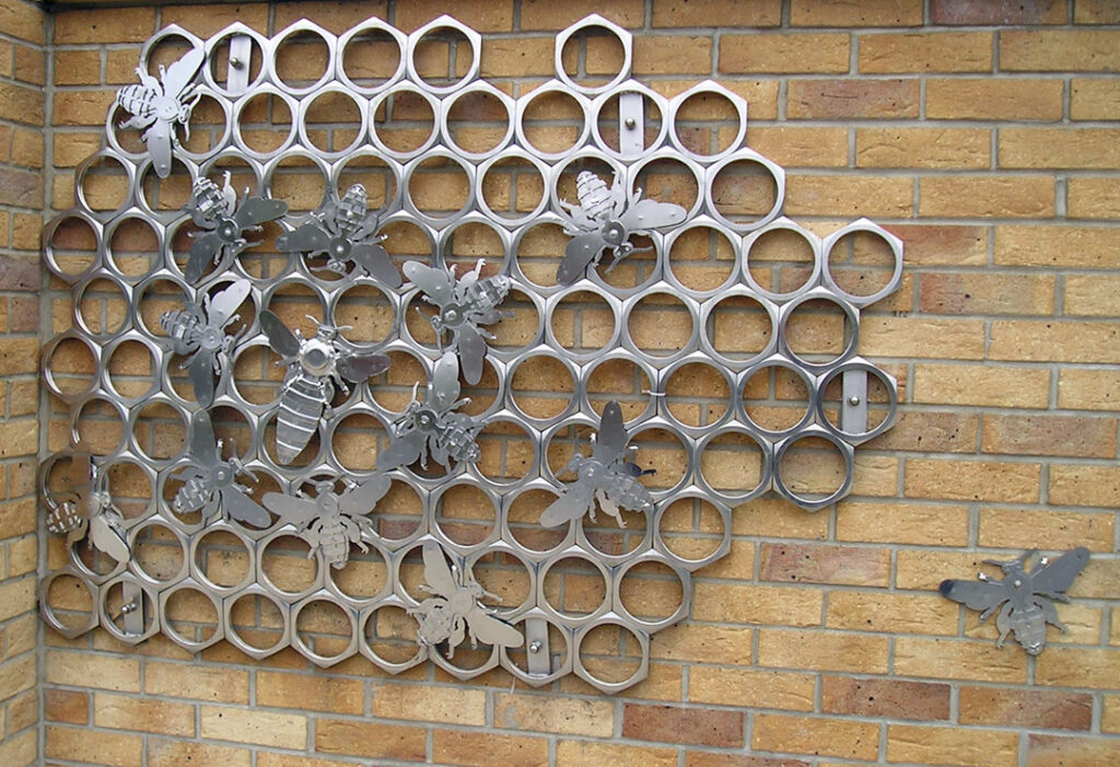 Making a Beeline detail - honeycomb